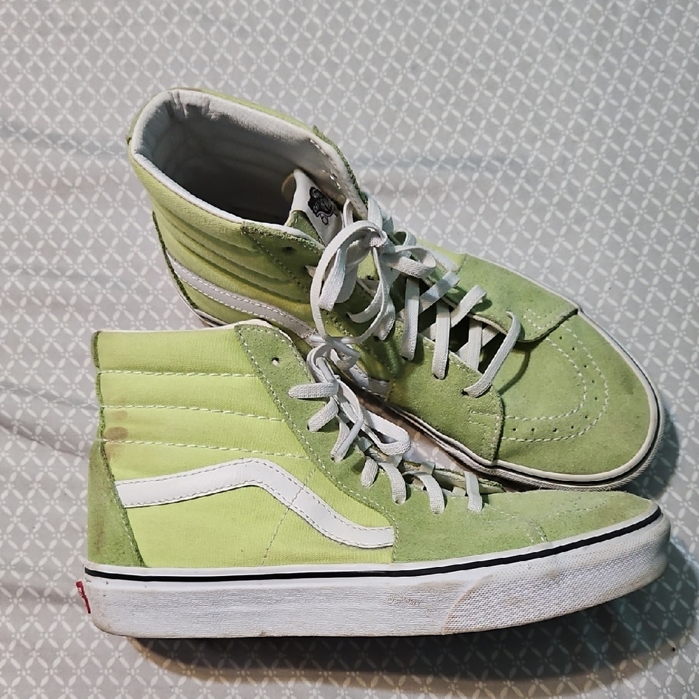Vans Green High-Top Sneakers